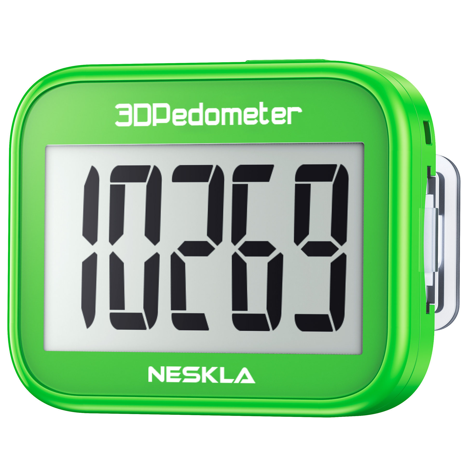 3D Pedometer for Walking, Simple Step Counter for Walking with
